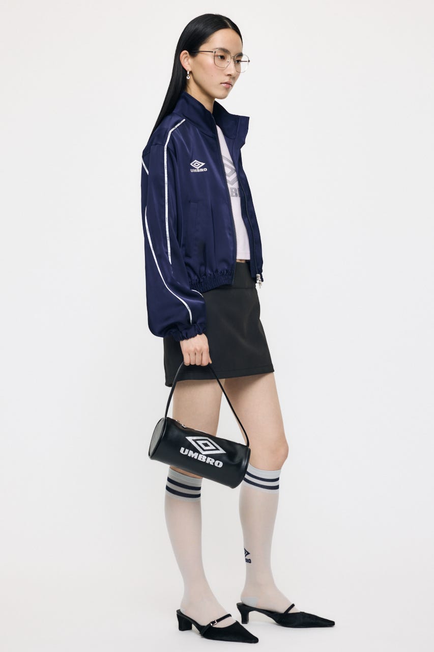 【先行予約中！】U/M SATIN TRACK ジャケット NVY FREE