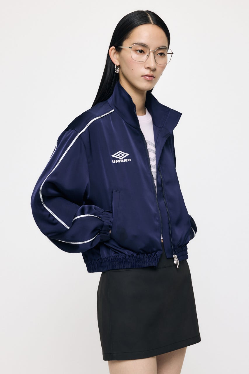 【先行予約中！】U/M SATIN TRACK ジャケット NVY FREE