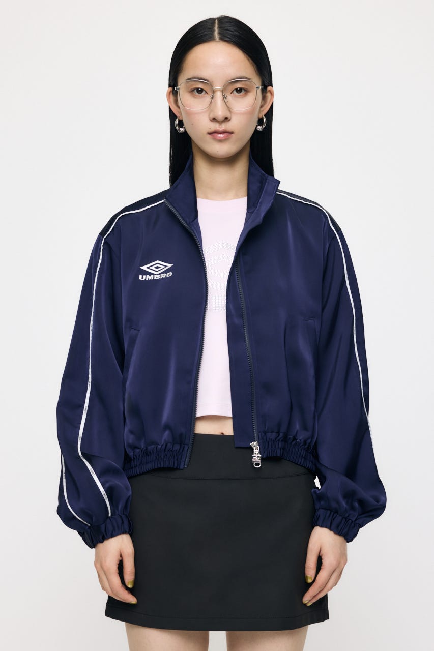【先行予約中！】U/M SATIN TRACK ジャケット NVY FREE