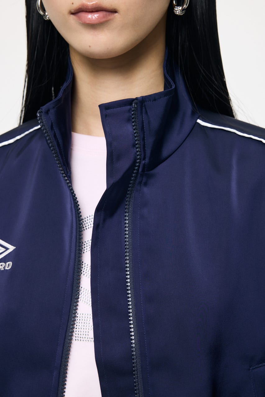 【先行予約中！】U/M SATIN TRACK ジャケット NVY FREE