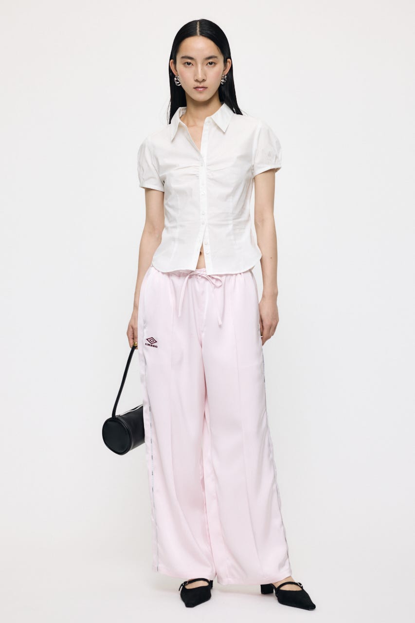 【先行予約中！】U/M SATIN TRACK パンツ L/PNK 2