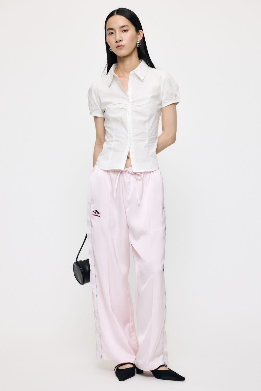 【先行予約中！】U/M SATIN TRACK パンツ L/PNK 2