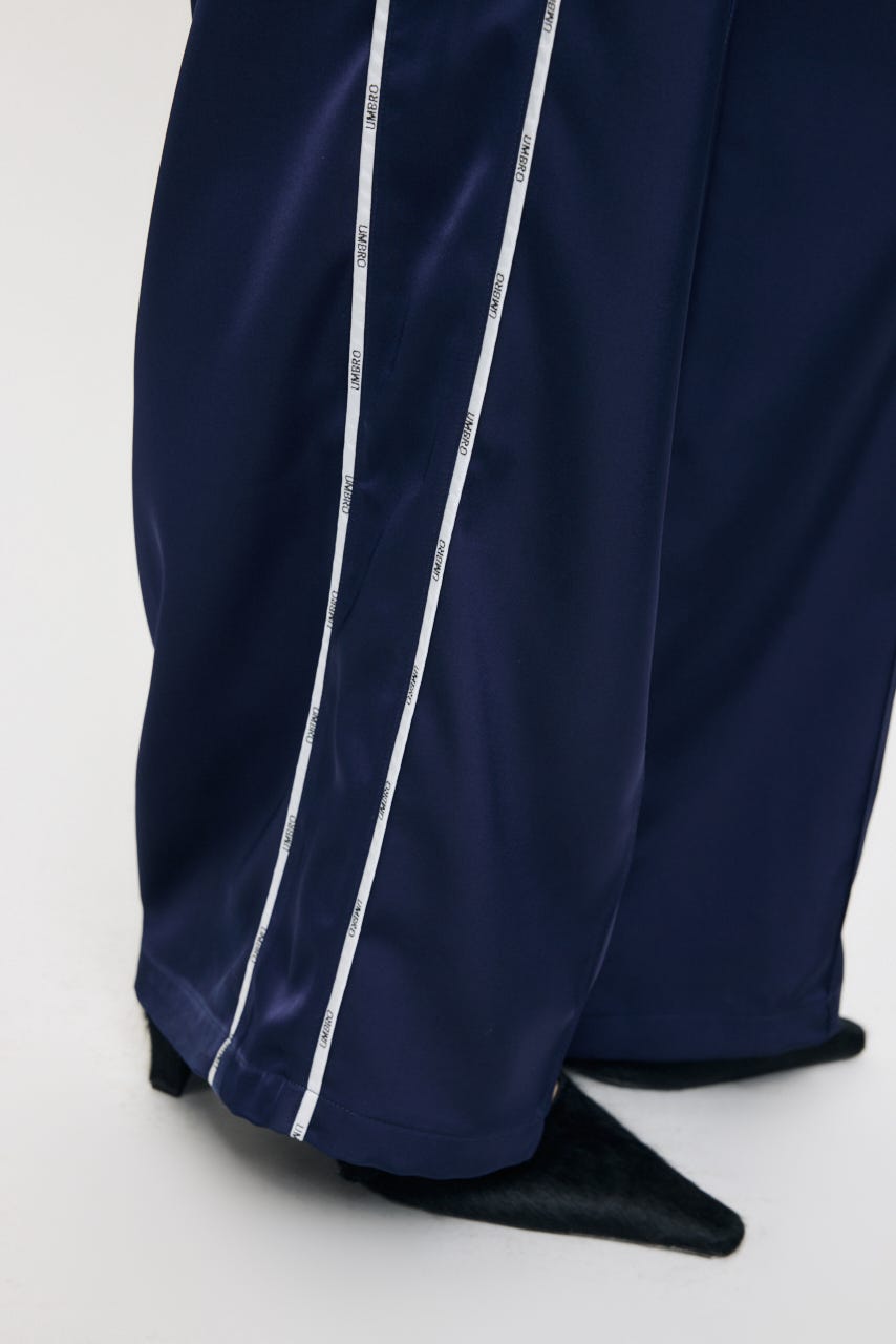 【先行予約中！】U/M SATIN TRACK パンツ NVY 1