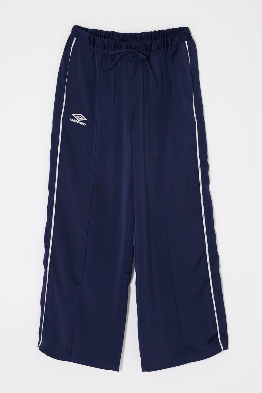 【先行予約中！】U/M SATIN TRACK パンツ NVY 1