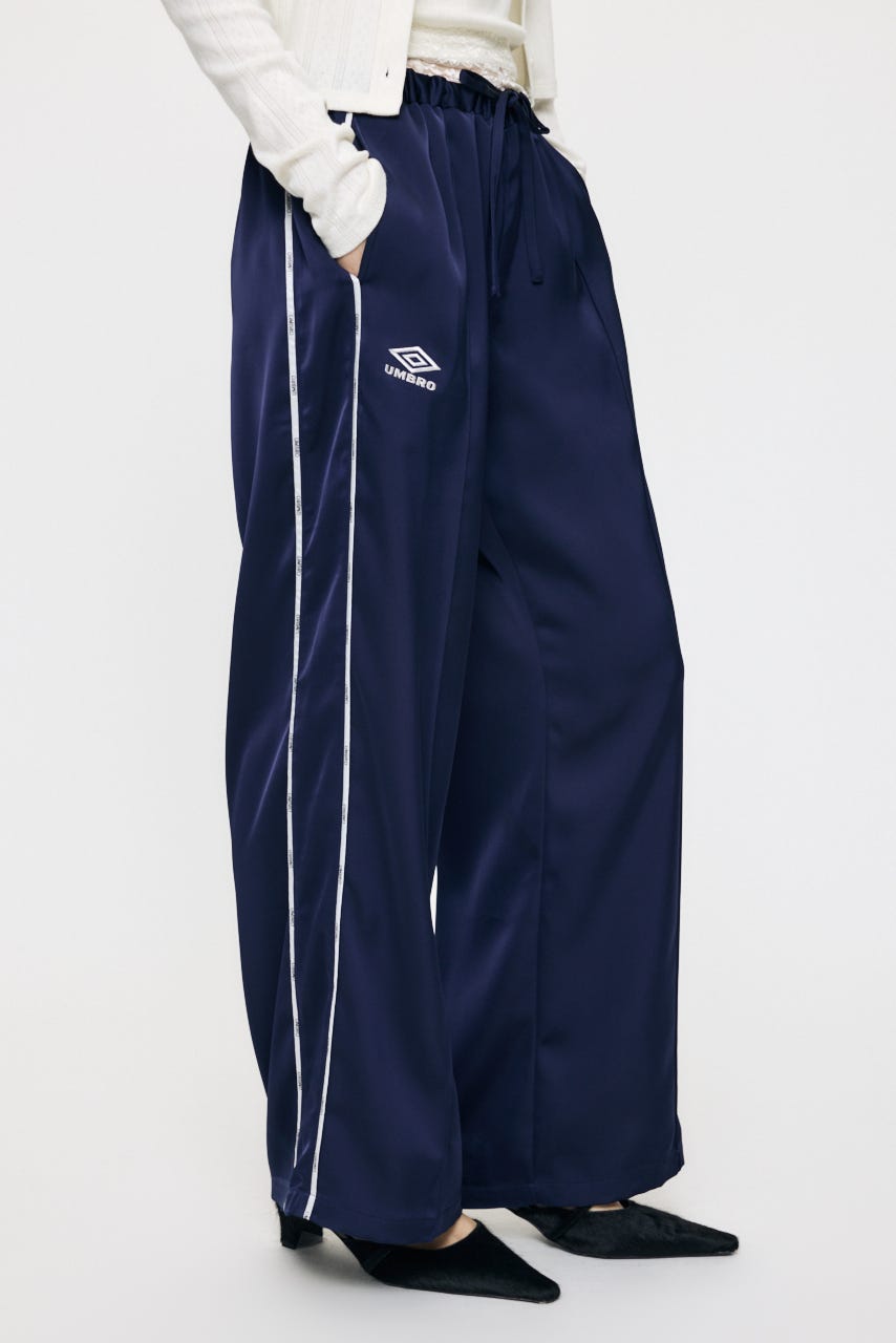 【先行予約中！】U/M SATIN TRACK パンツ NVY 1