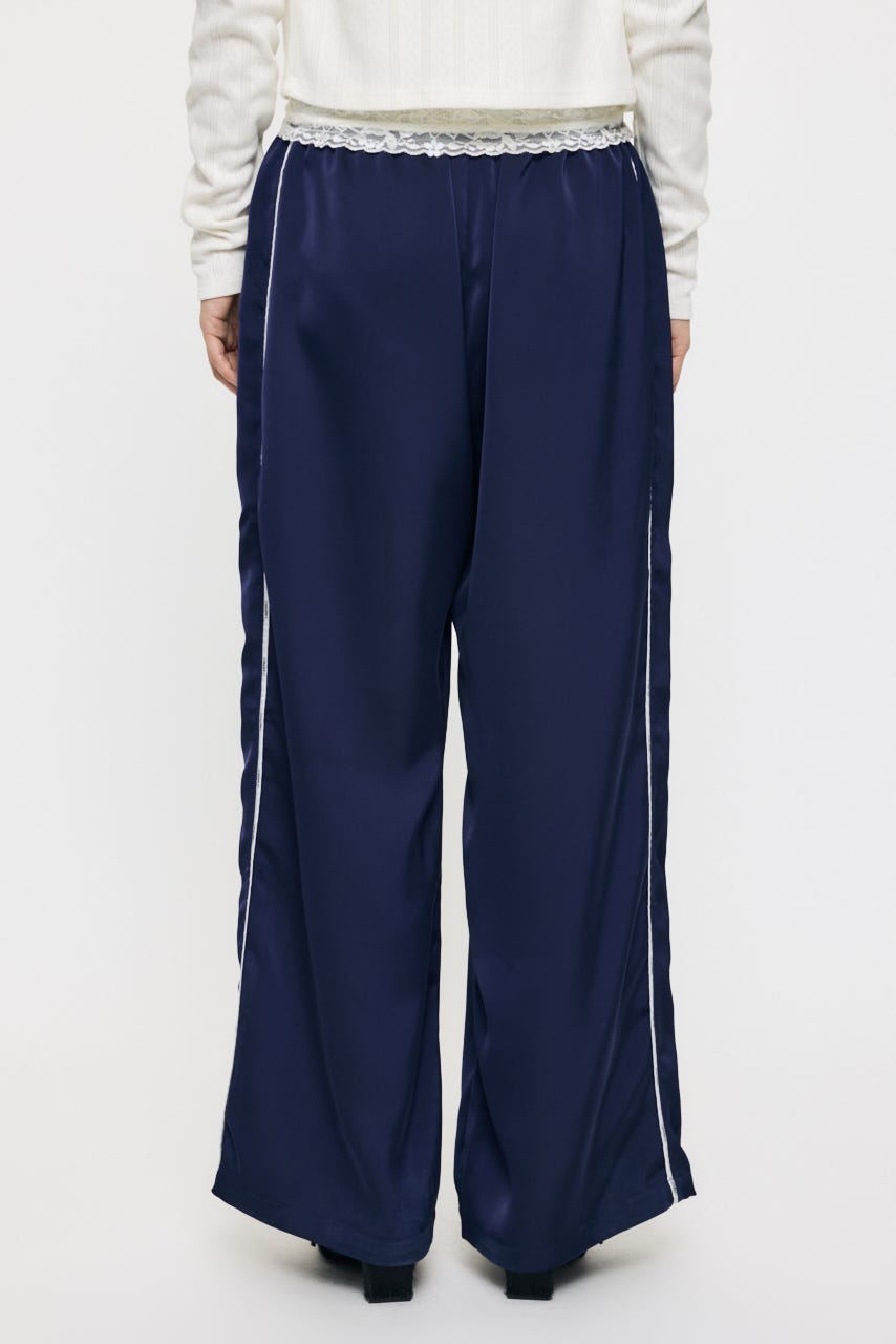 【先行予約中！】U/M SATIN TRACK パンツ NVY 1