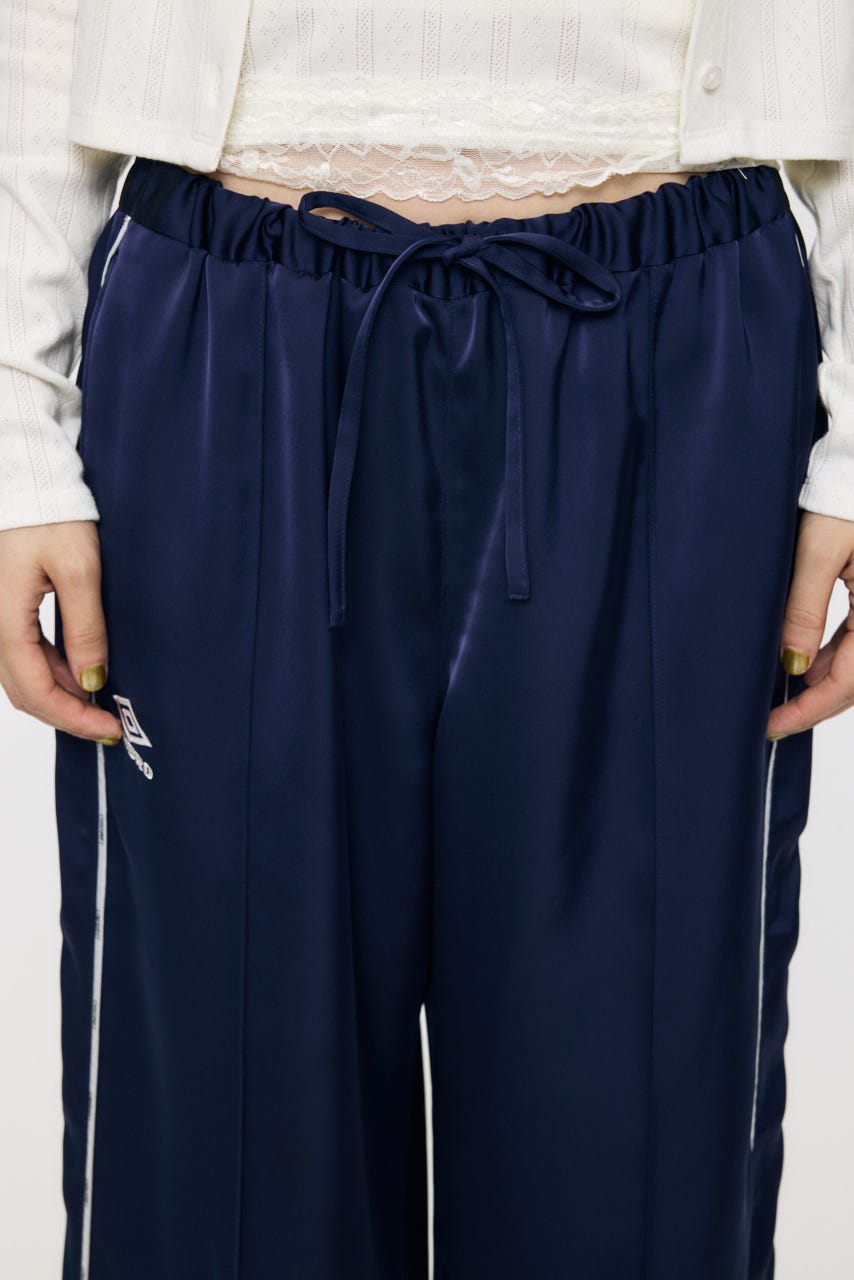 【先行予約中！】U/M SATIN TRACK パンツ NVY 1