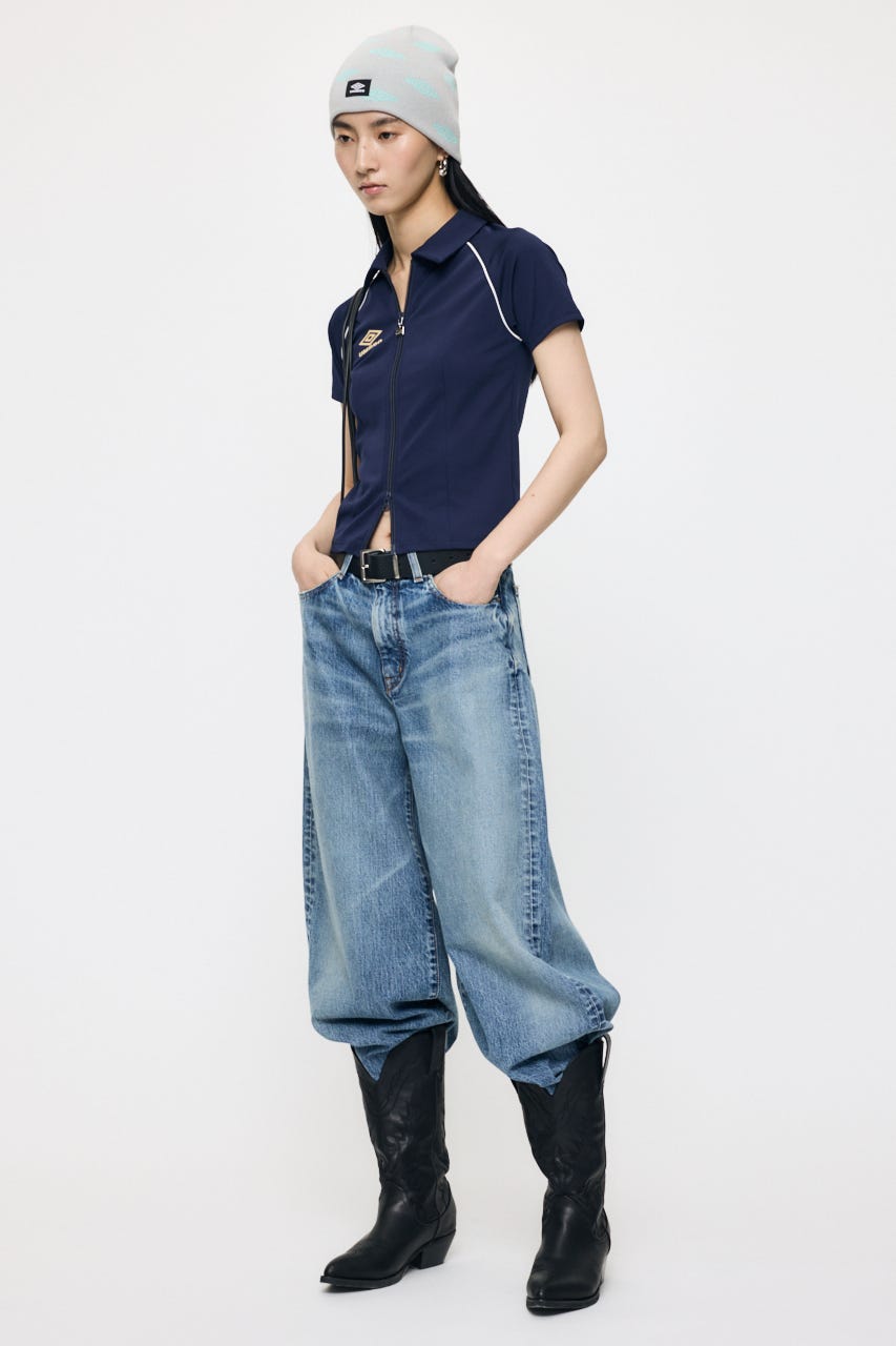 【先行予約中！】U/M ZIP UP シャツ NVY FREE