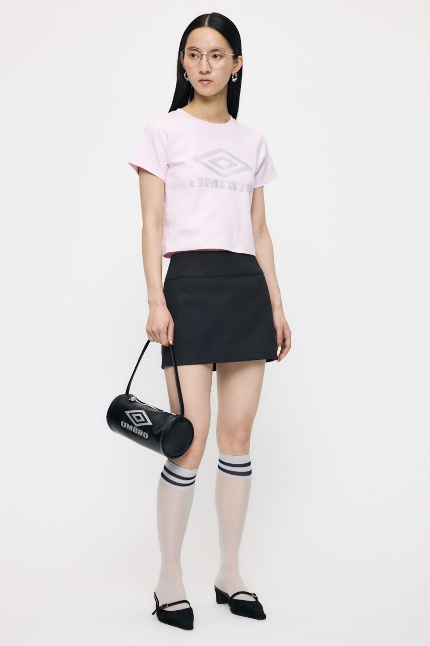 【先行予約中！】U/M RHINESTONE FIT TEE L/PNK 2