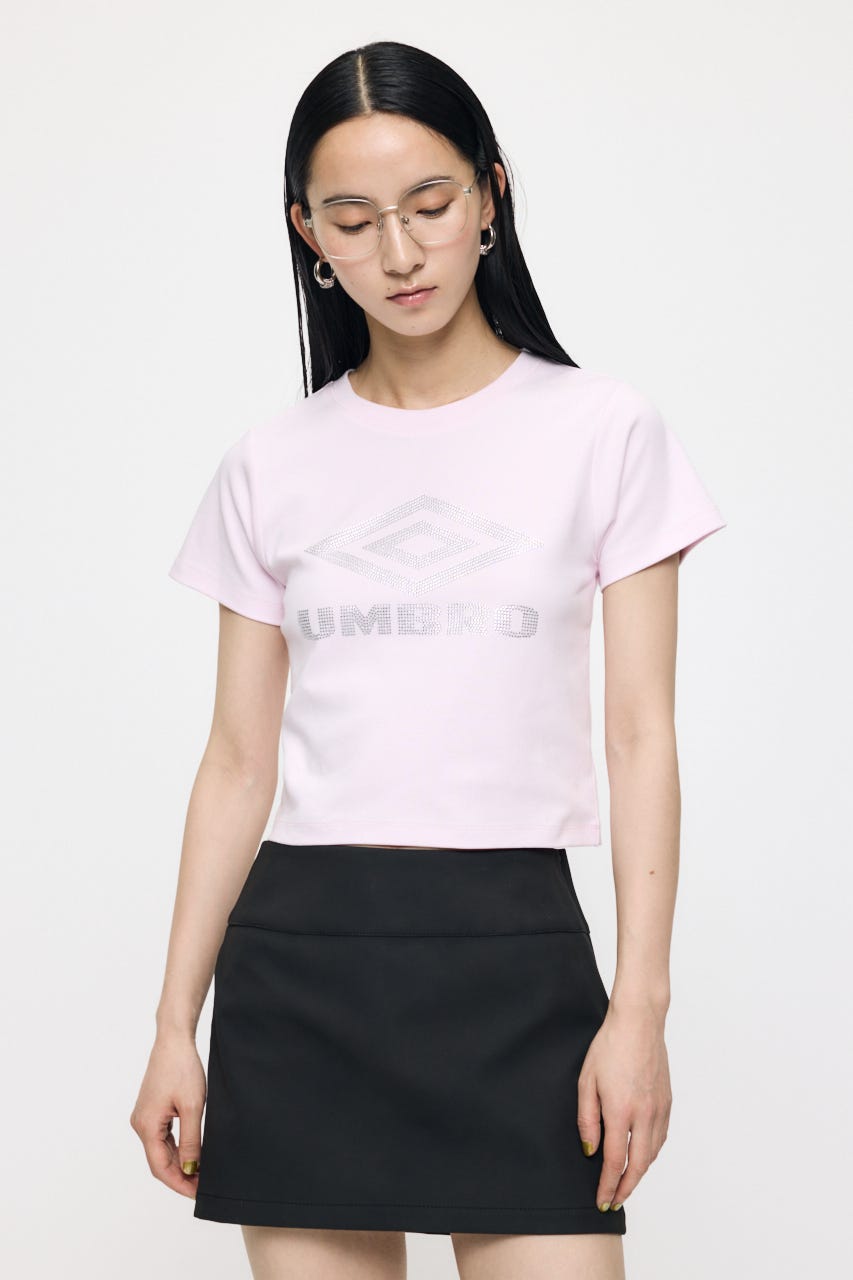 【先行予約中！】U/M RHINESTONE FIT TEE L/PNK 2
