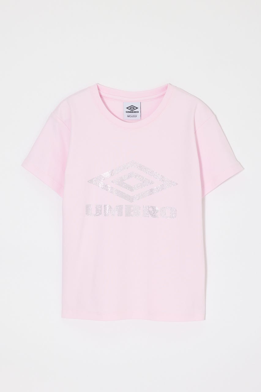 【先行予約中！】U/M RHINESTONE FIT TEE L/PNK 2