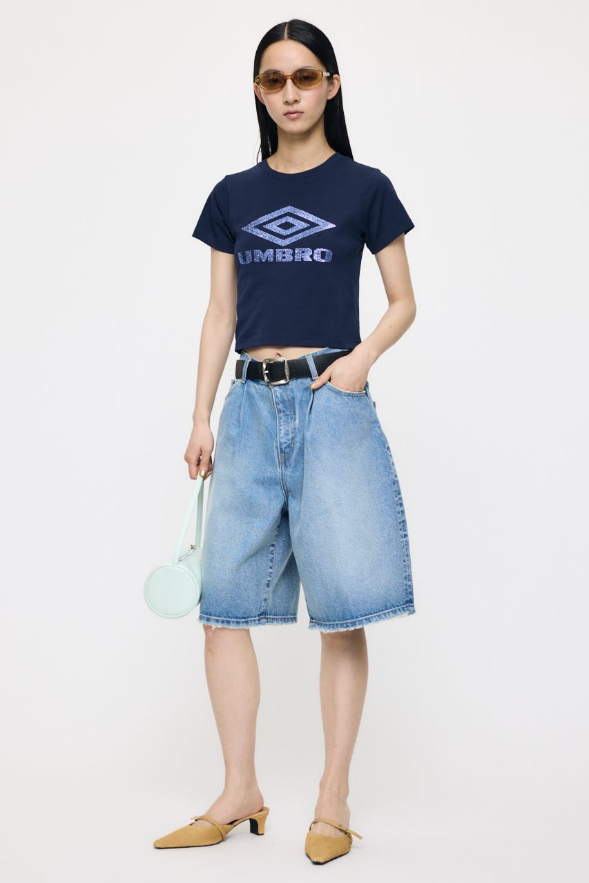 【先行予約中！】U/M RHINESTONE FIT TEE NVY 2
