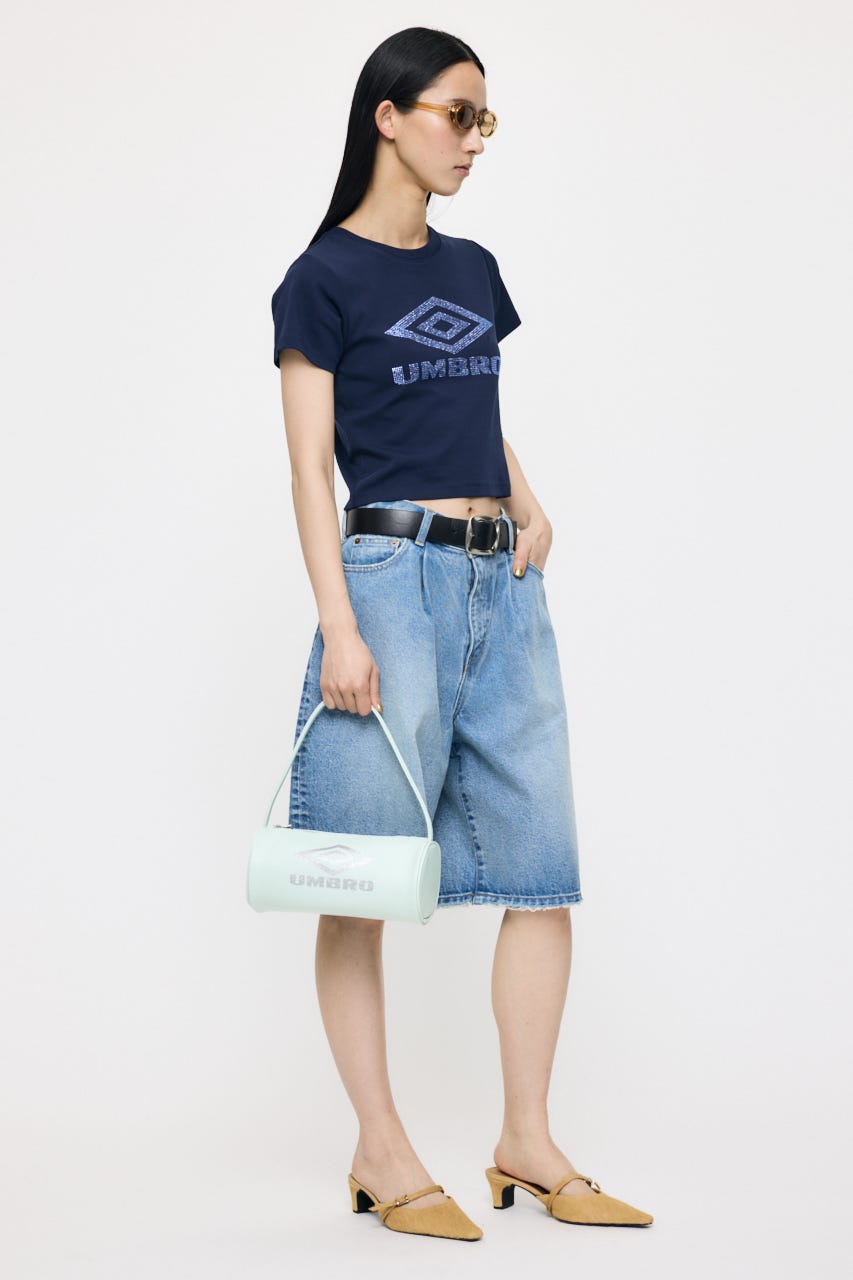 【先行予約中！】U/M RHINESTONE FIT TEE NVY 2