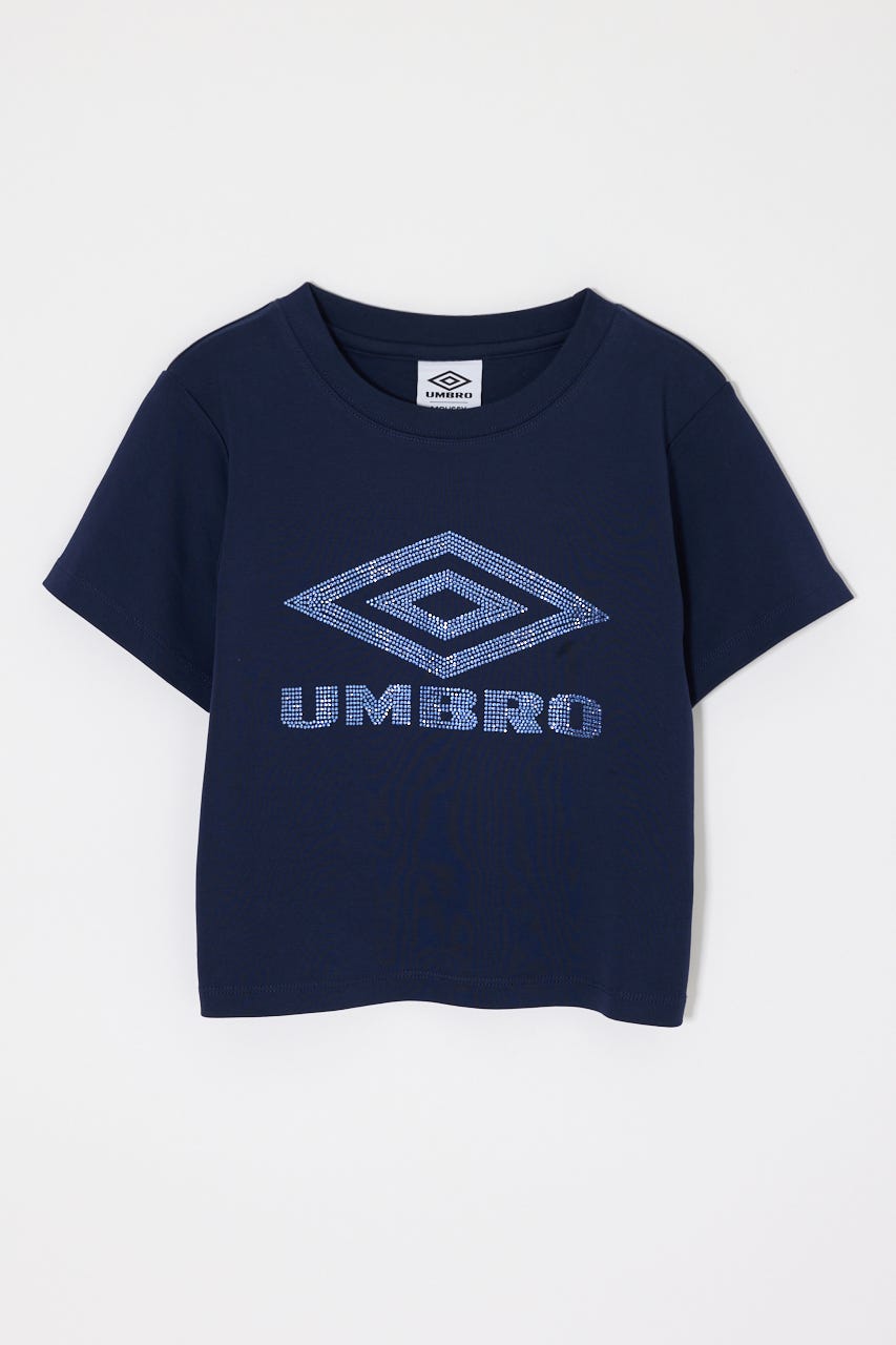 【先行予約中！】U/M RHINESTONE FIT TEE NVY 2