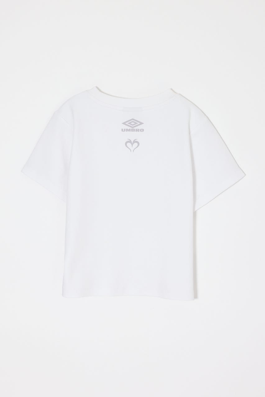 【先行予約中！】U/M RHINESTONE FIT TEE O/WHT 2