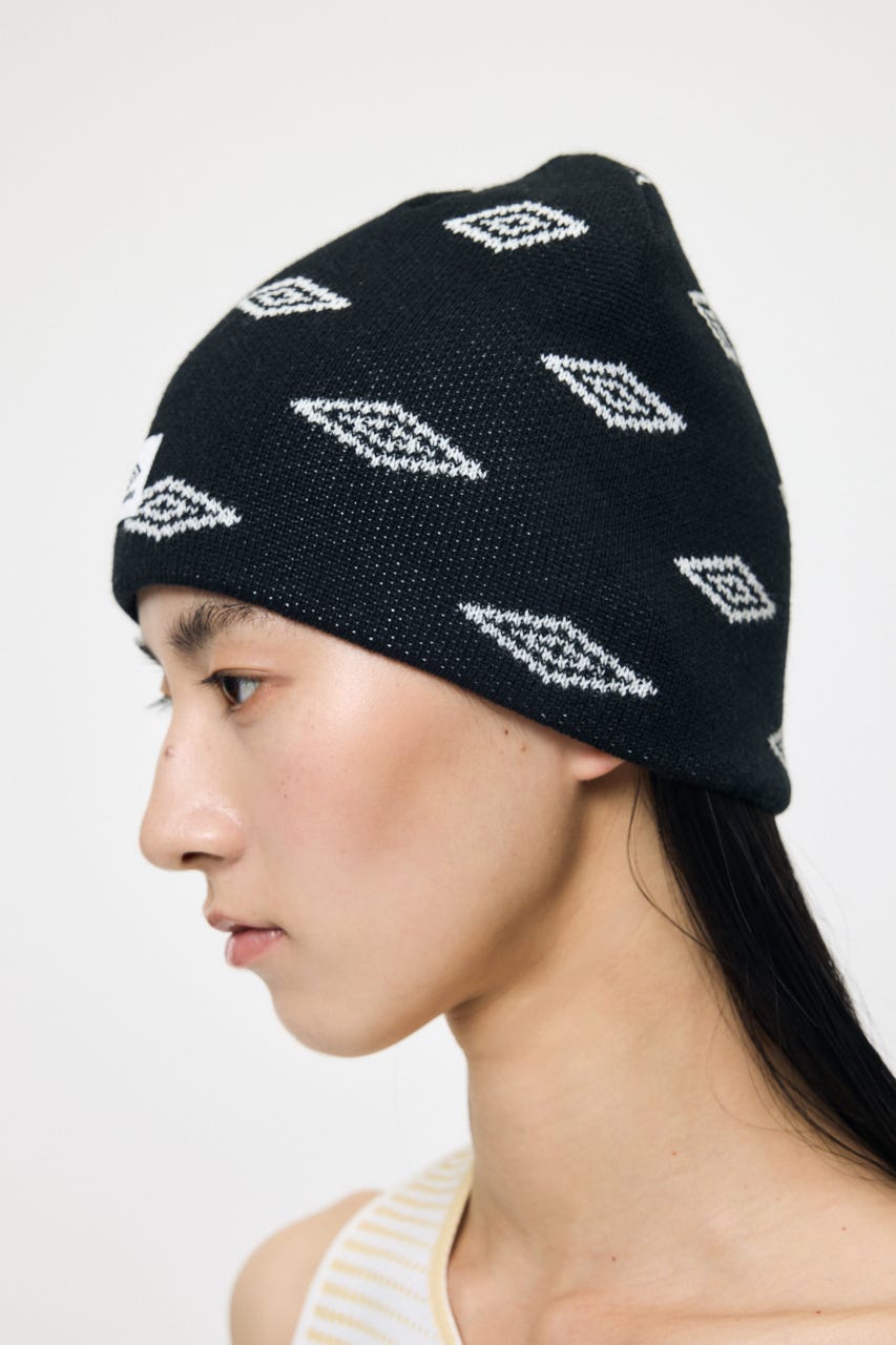 【先行予約中！】U/M KNIT ビーニー BLK FREE