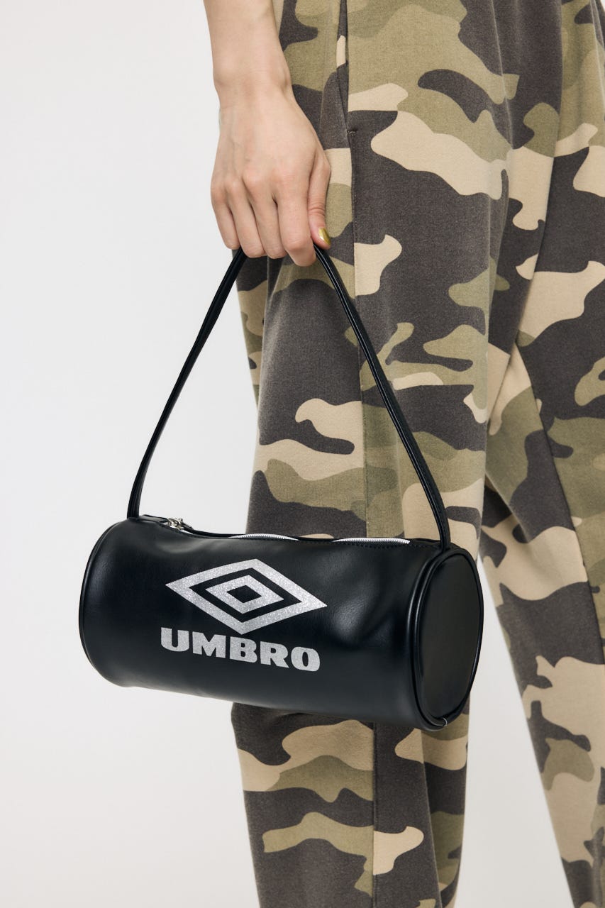 【先行予約中！】U/M RHINESTONE BARREL バッグ BLK FREE