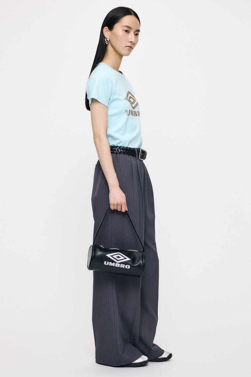 【先行予約中！】U/M RHINESTONE BARREL バッグ BLK FREE