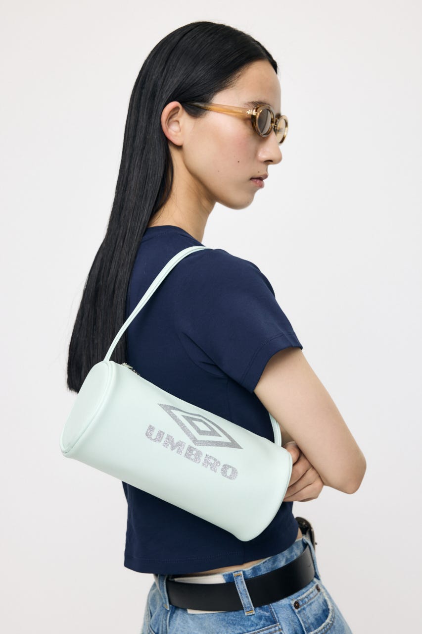 【先行予約中！】U/M RHINESTONE BARREL バッグ MINT FREE