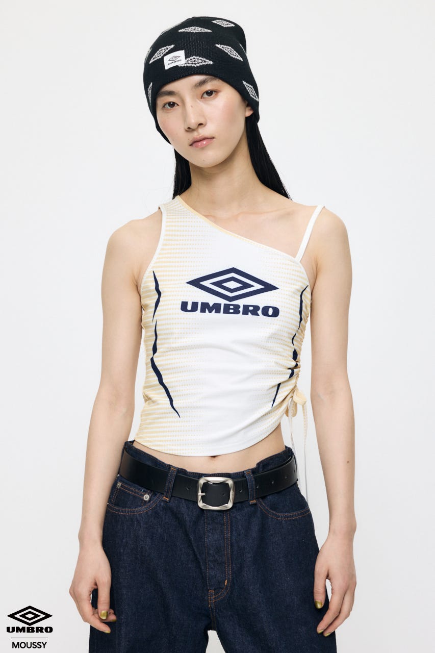 【先行予約中！】U/M ONE SHOULDER タンク L/YEL FREE