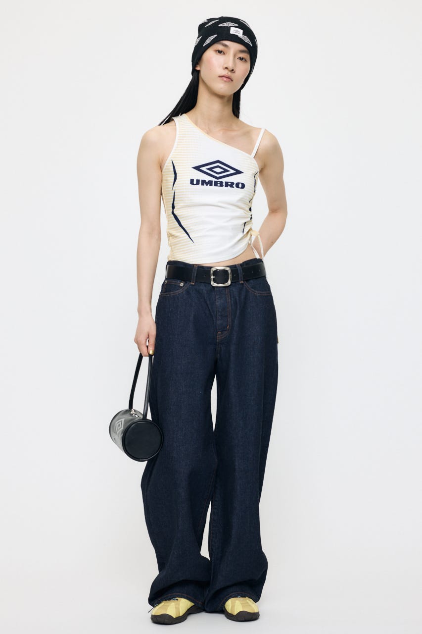 【先行予約中！】U/M ONE SHOULDER タンク L/YEL FREE