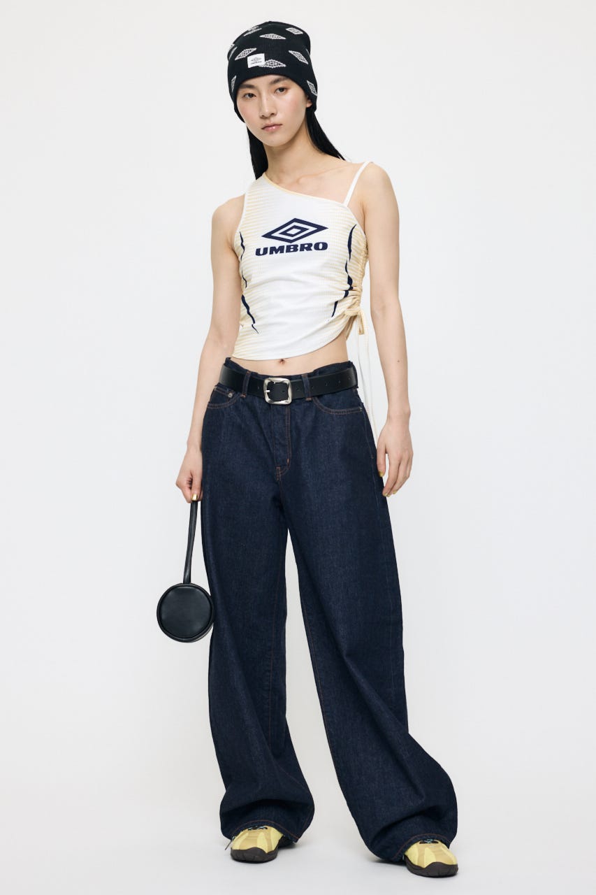 【先行予約中！】U/M ONE SHOULDER タンク L/YEL FREE