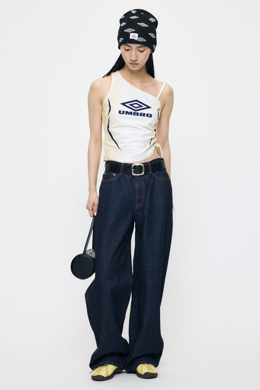 【先行予約中！】U/M ONE SHOULDER タンク L/YEL FREE