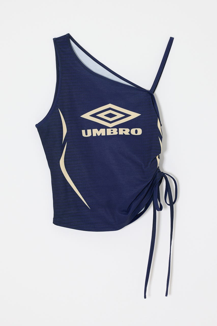 【先行予約中！】U/M ONE SHOULDER タンク NVY FREE