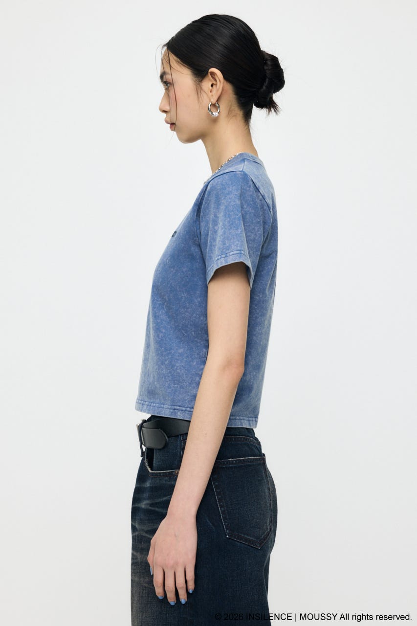 INSILENCE MOUSSY LOGO TEE BLU 1