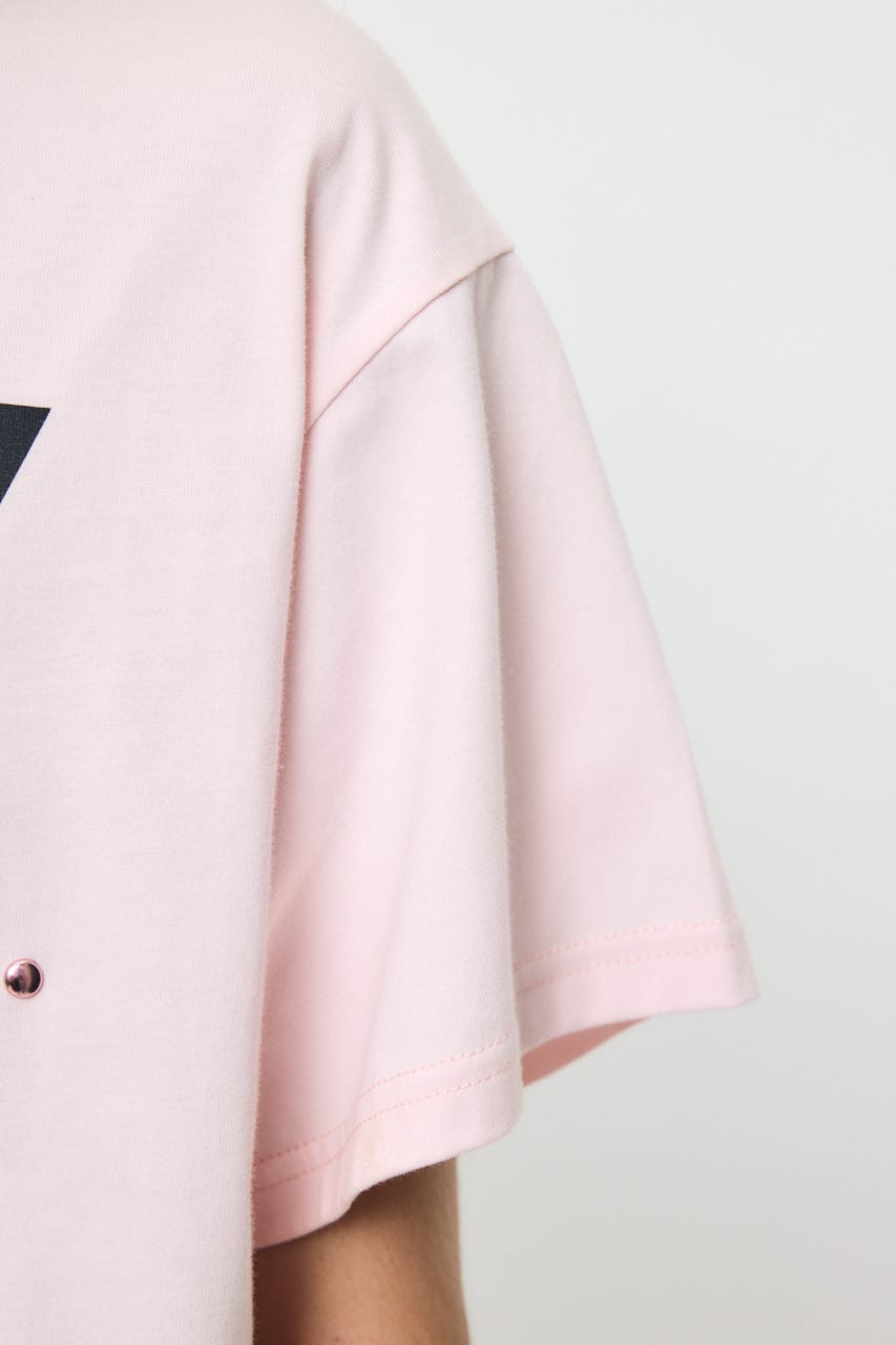 JC GIRLS SLOGAN Tシャツ L/PNK FREE