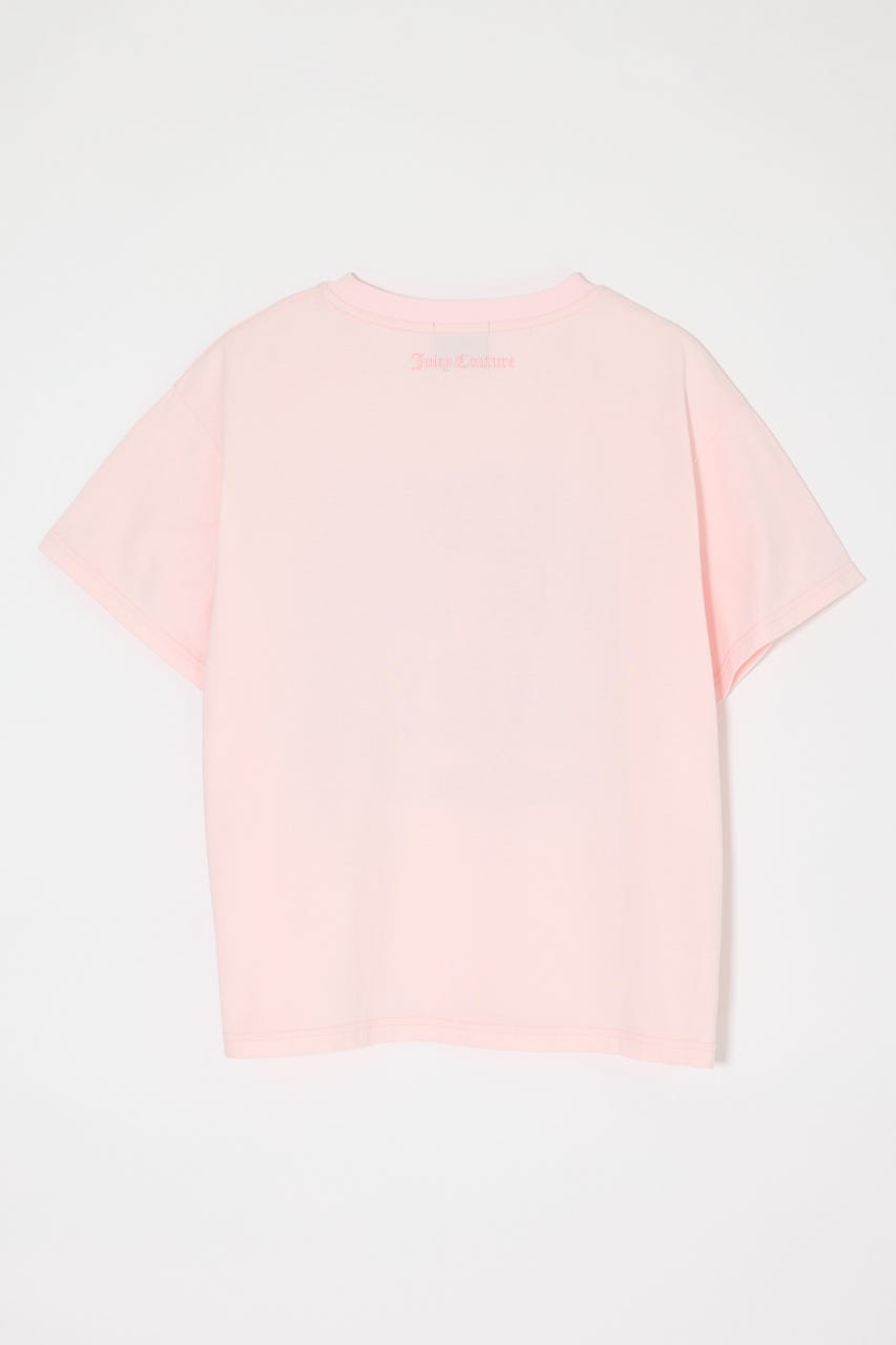 JC GIRLS SLOGAN Tシャツ L/PNK FREE