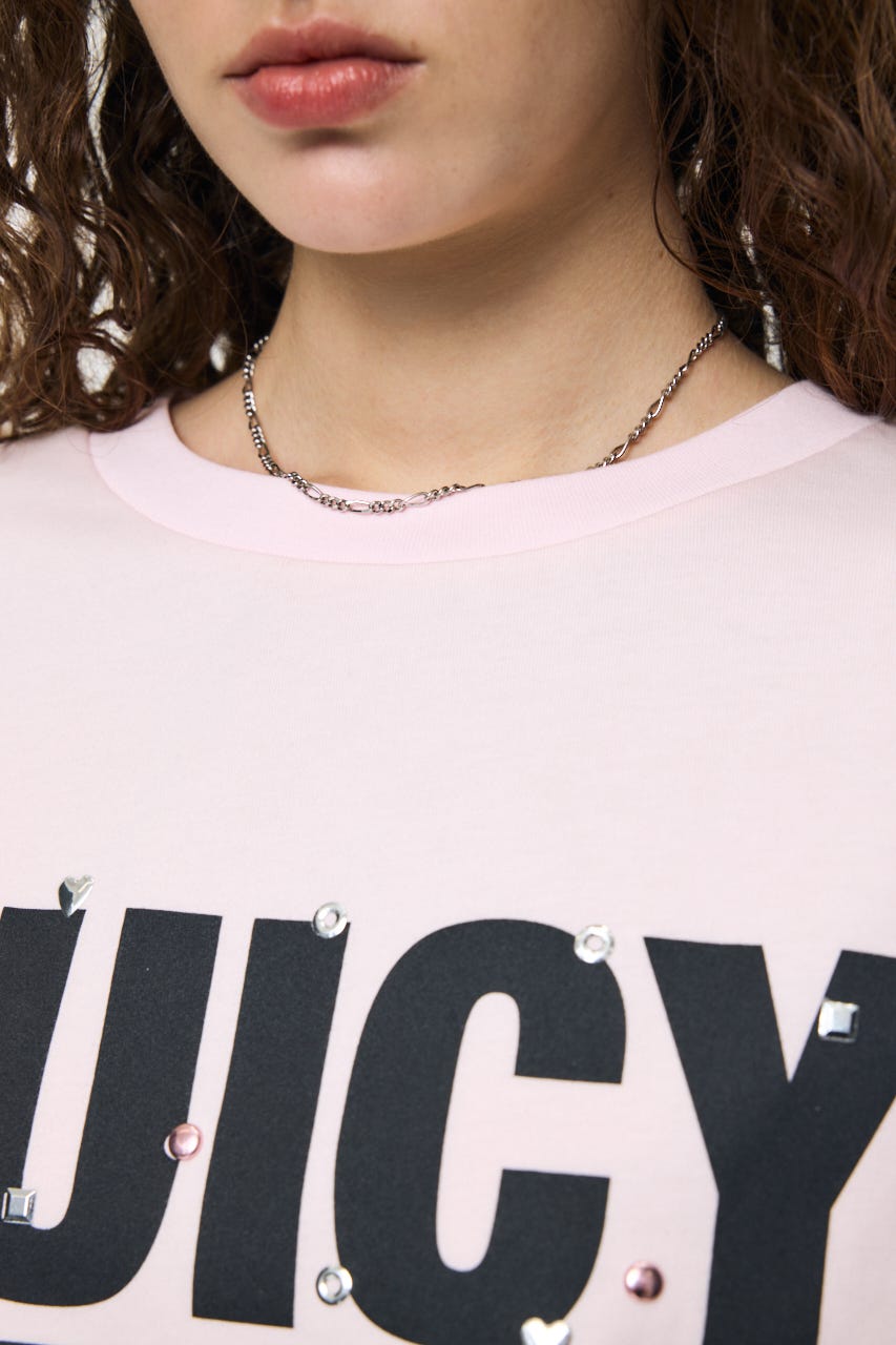 JC GIRLS SLOGAN Tシャツ L/PNK FREE