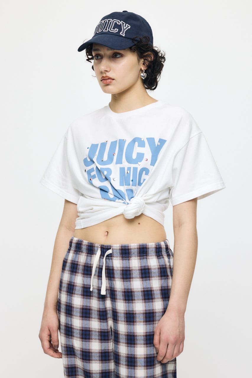 JC GIRLS SLOGAN Tシャツ WHT FREE