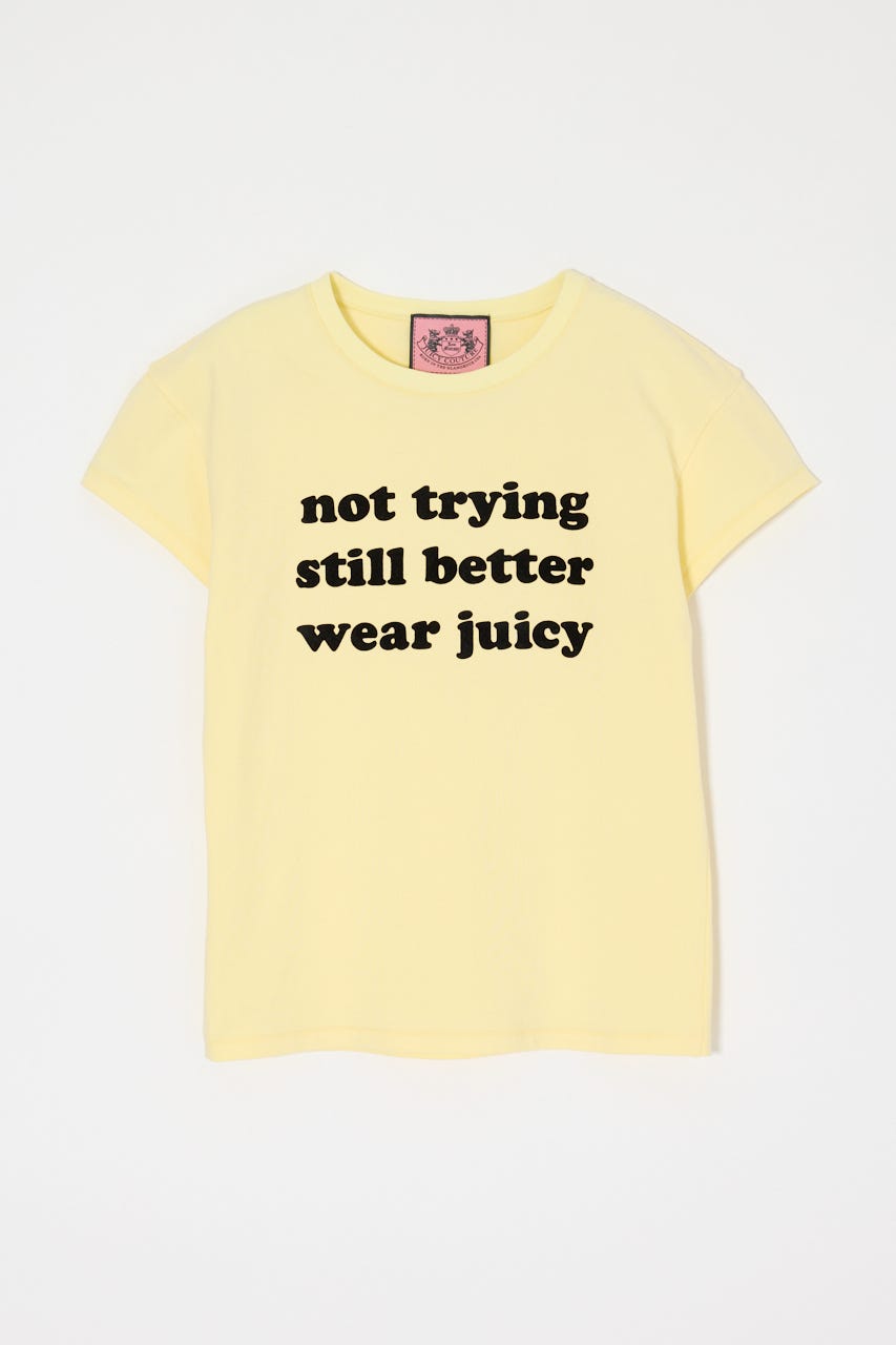 JC BABY SLOGAN Tシャツ L/YEL FREE