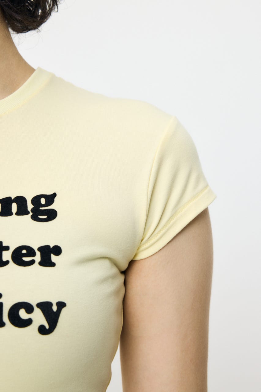 JC BABY SLOGAN Tシャツ L/YEL FREE