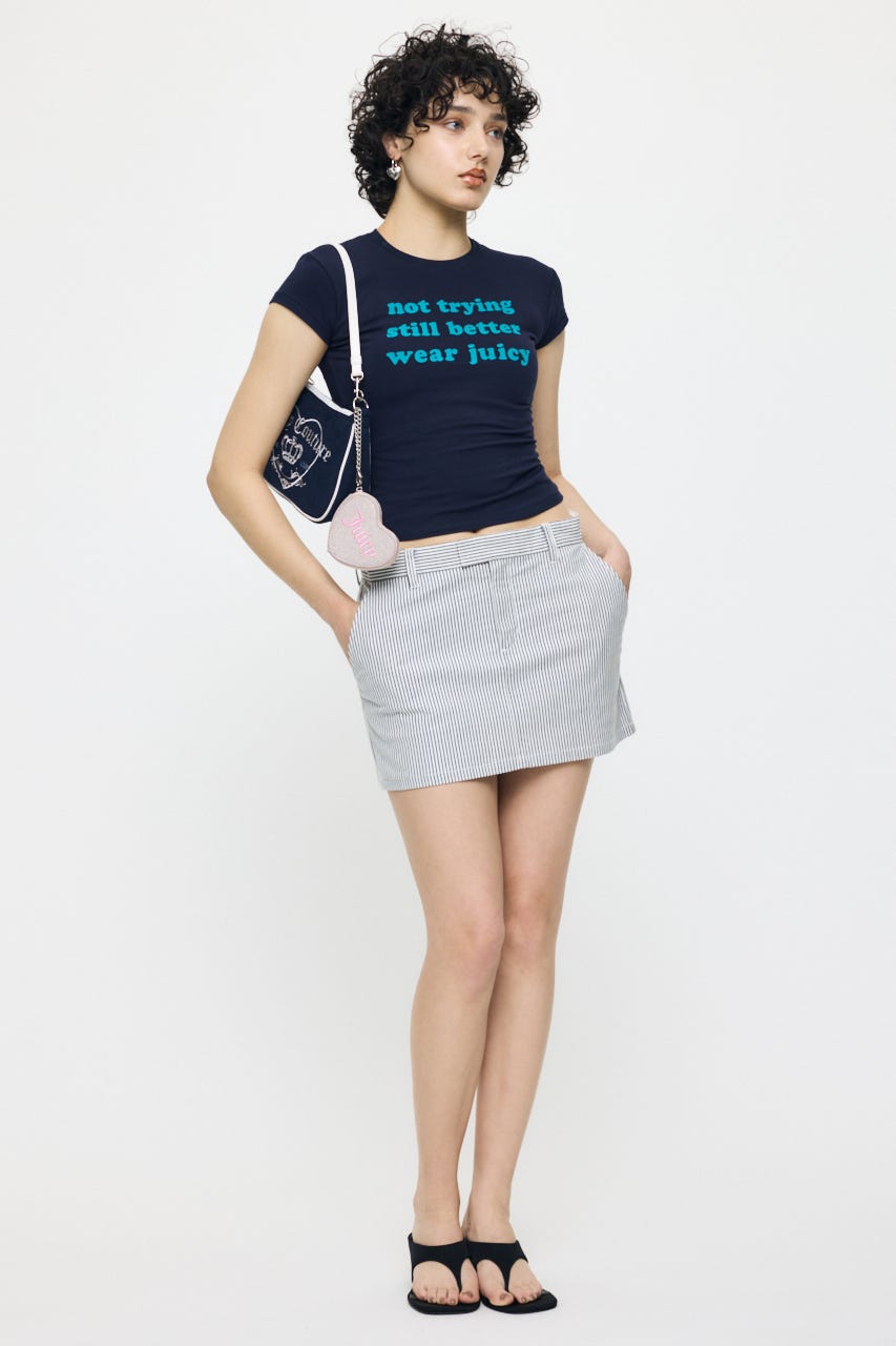 JC BABY SLOGAN Tシャツ NVY FREE