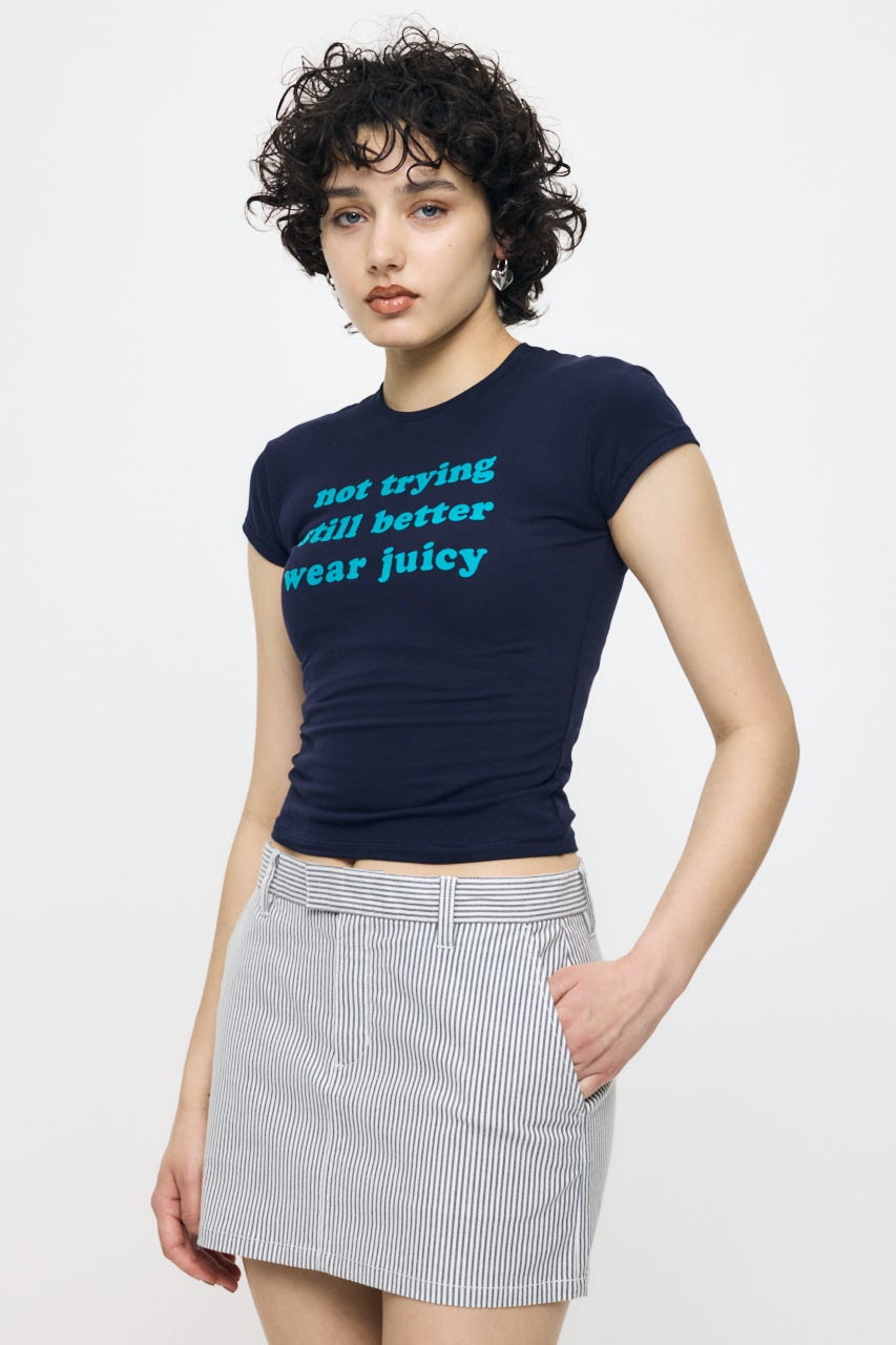 JC BABY SLOGAN Tシャツ NVY FREE