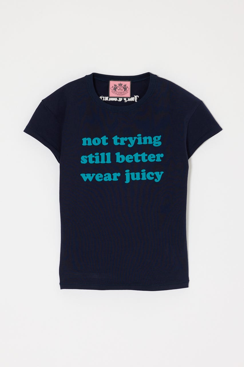 JC BABY SLOGAN Tシャツ NVY FREE