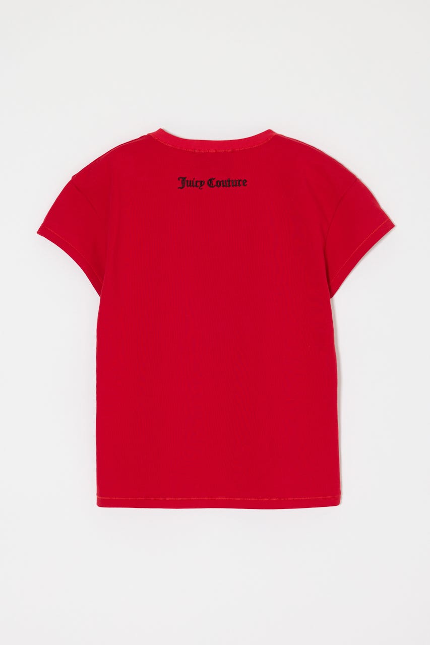 JC BABY SLOGAN Tシャツ RED FREE