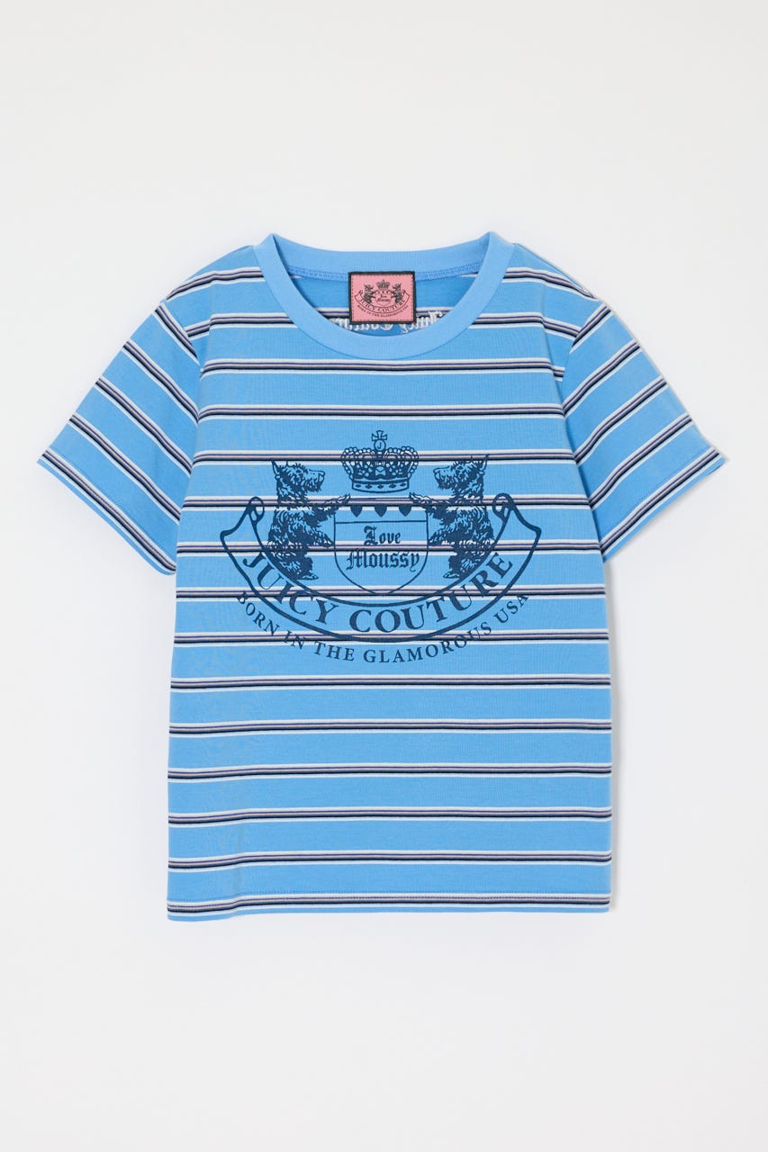 JC EMBLEM Tシャツ 柄BLU FREE
