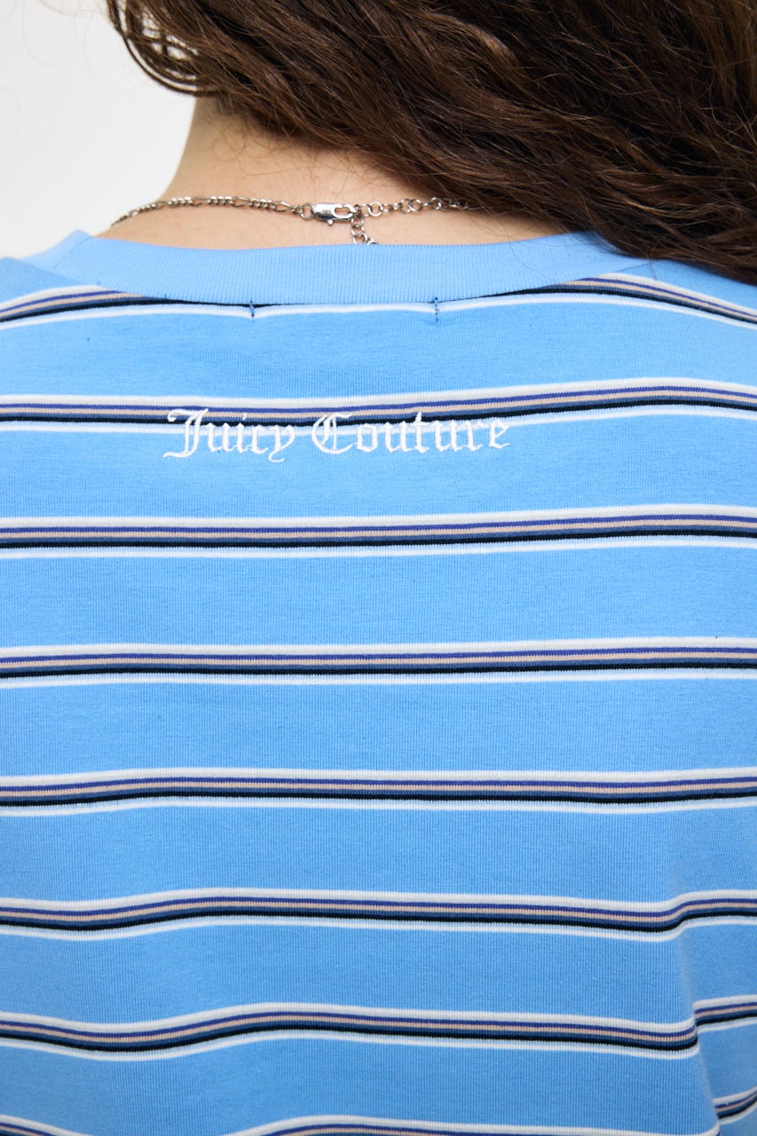 JC EMBLEM Tシャツ 柄BLU FREE