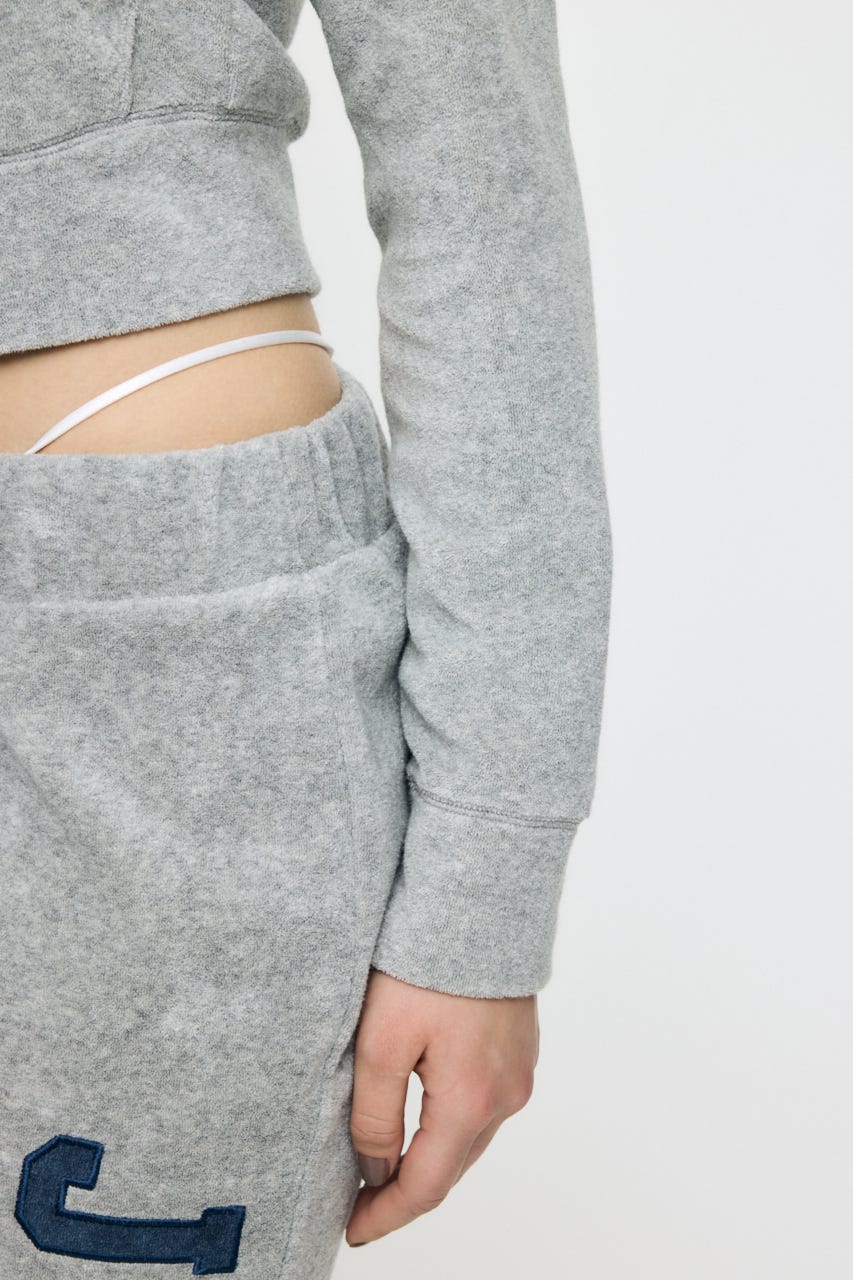 JC TERRY CLOTH ZIP フーディー GRY FREE
