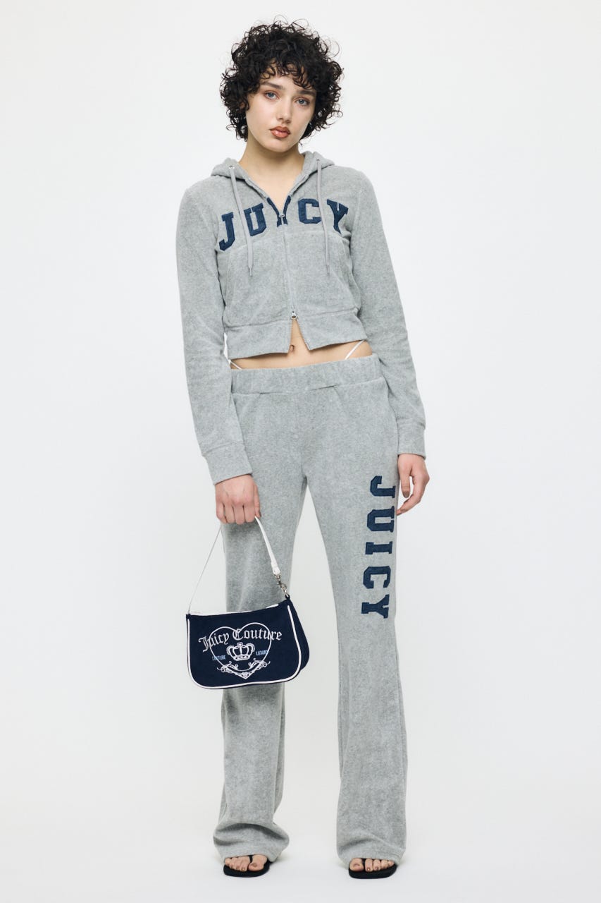 JC TERRY CLOTH ZIP フーディー GRY FREE