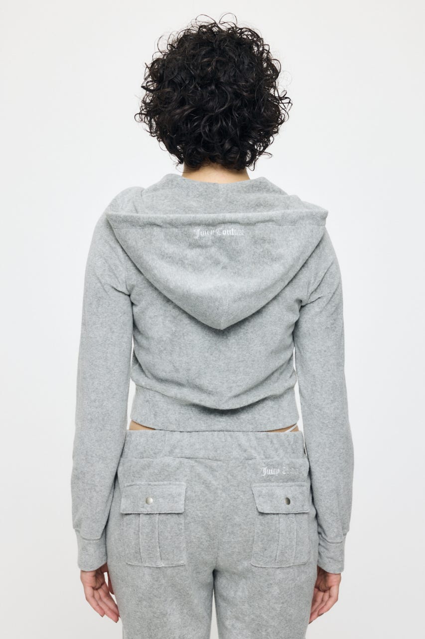 JC TERRY CLOTH ZIP フーディー GRY FREE