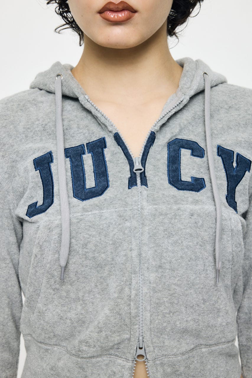 JC TERRY CLOTH ZIP フーディー GRY FREE