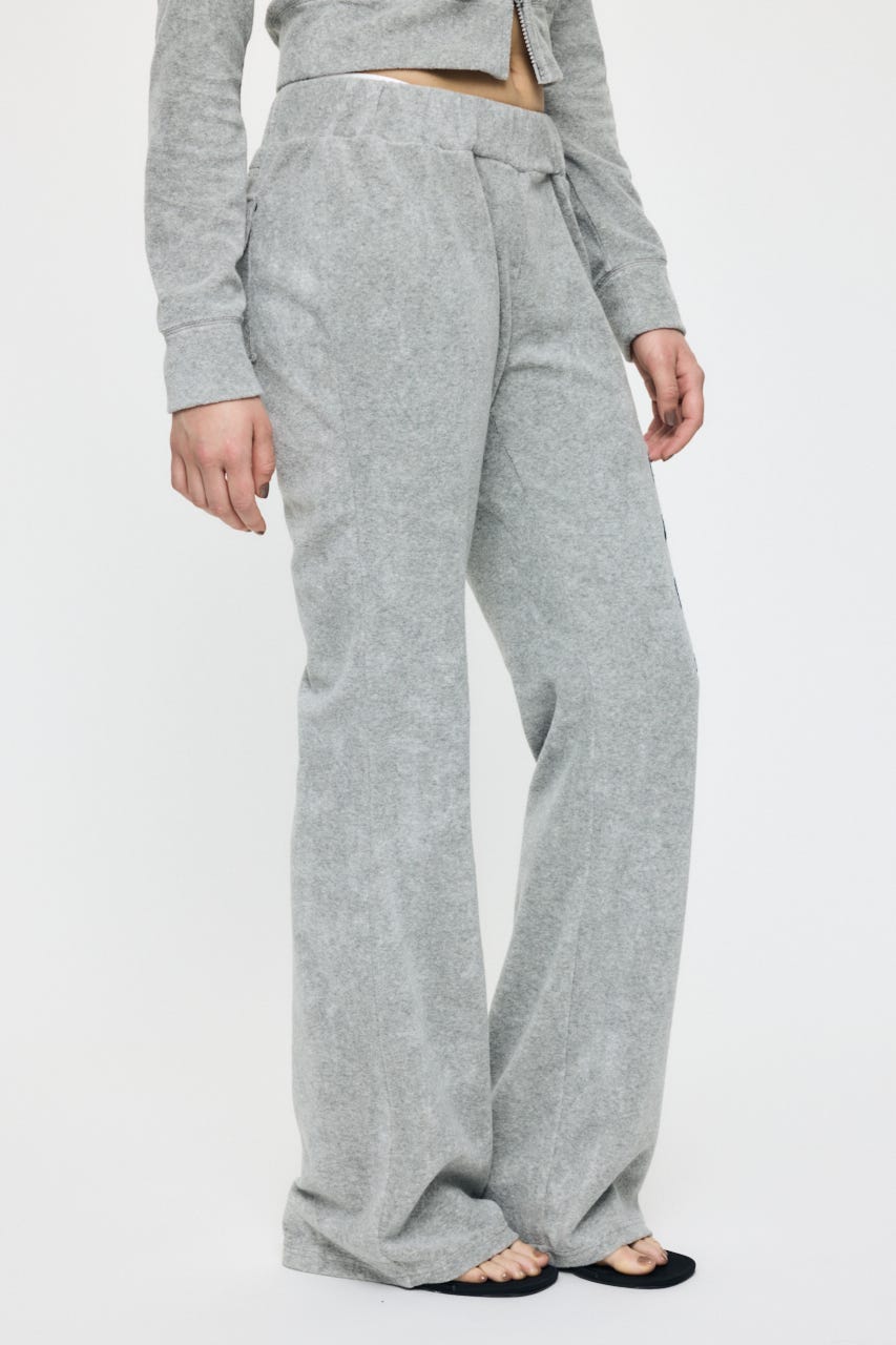 JC TERRY CLOTH FLARE パンツ GRY 1