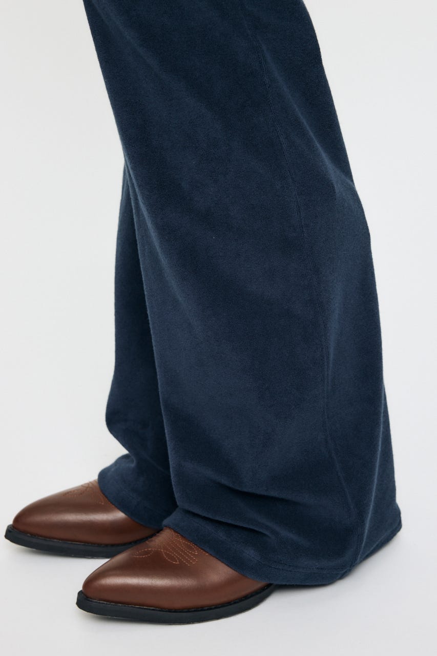 JC TERRY CLOTH FLARE パンツ NVY 1