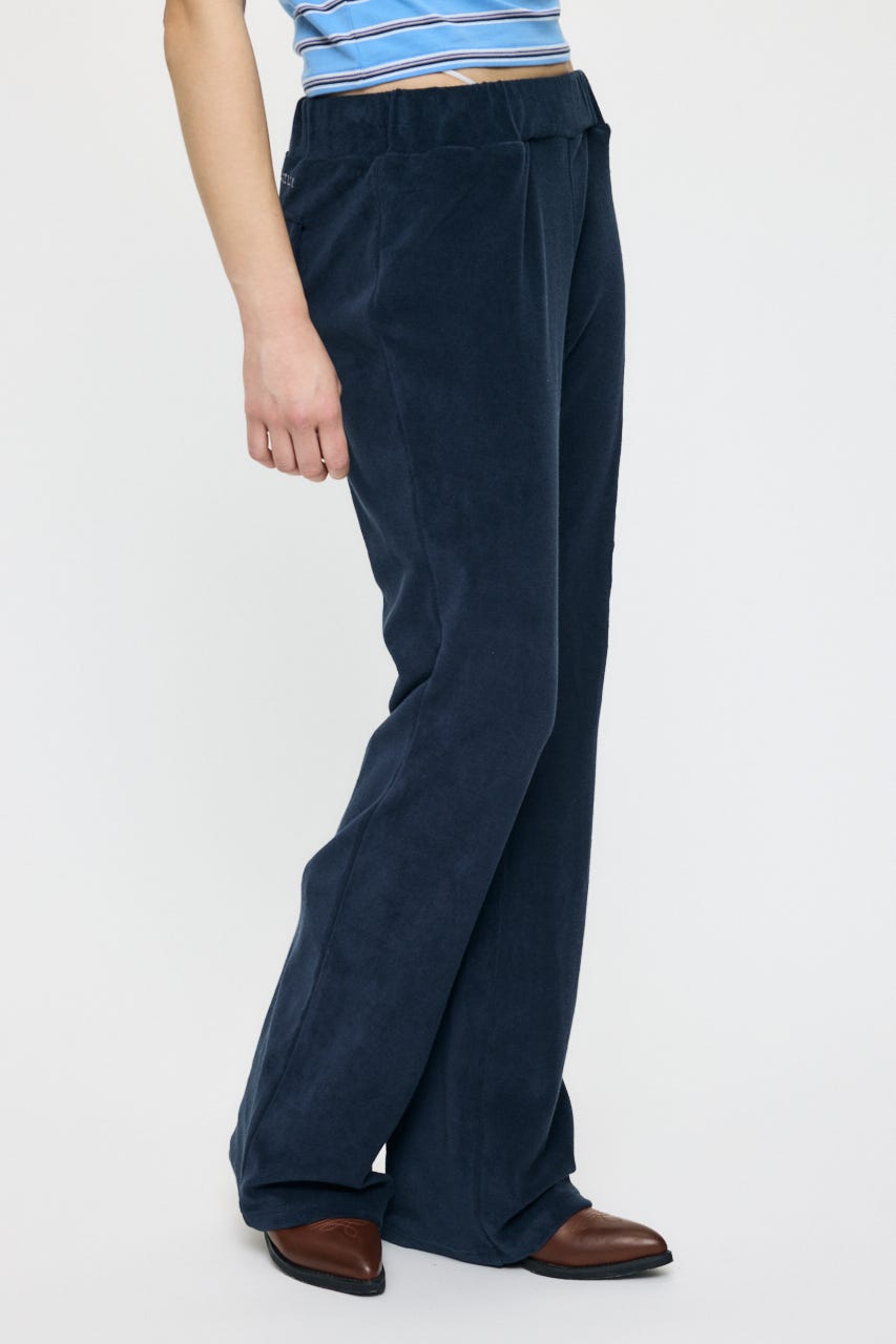 JC TERRY CLOTH FLARE パンツ NVY 1