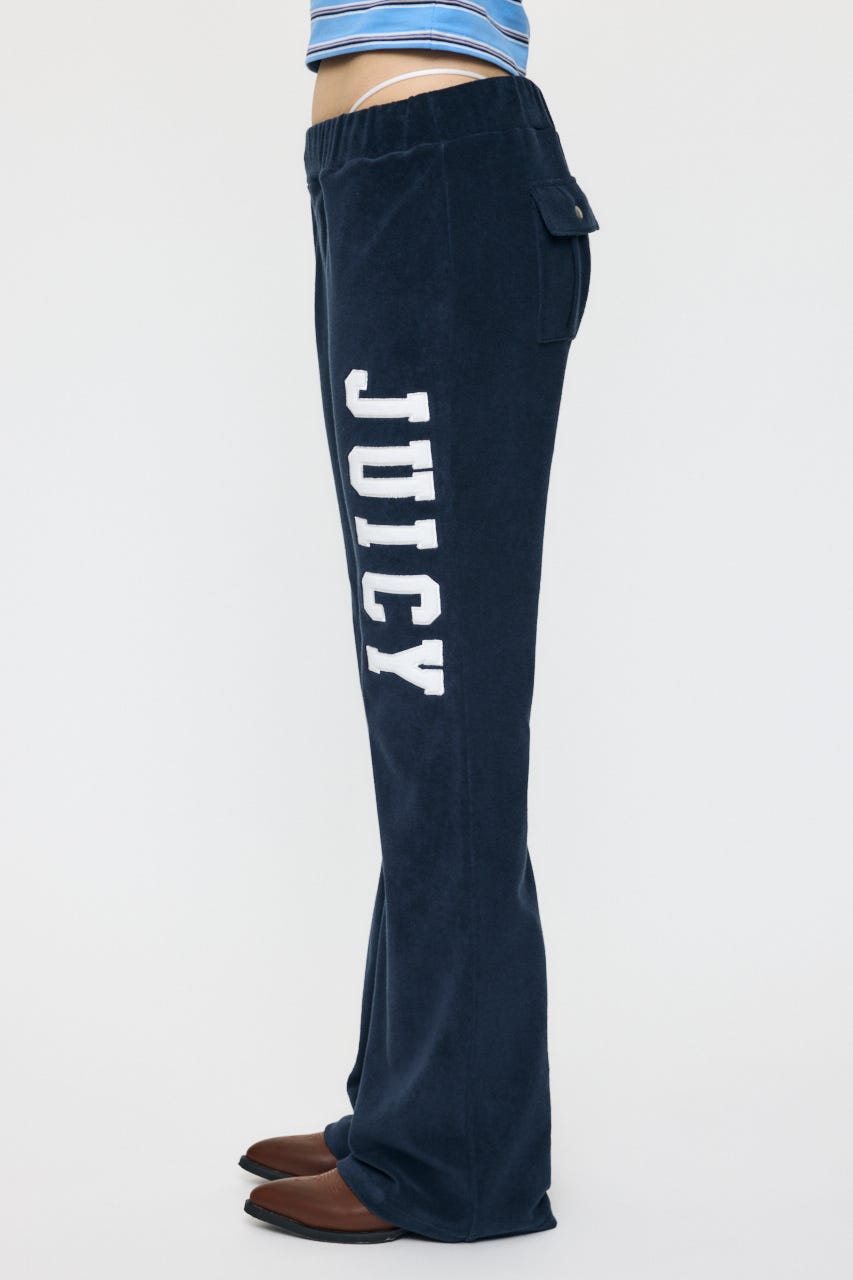 JC TERRY CLOTH FLARE パンツ NVY 1