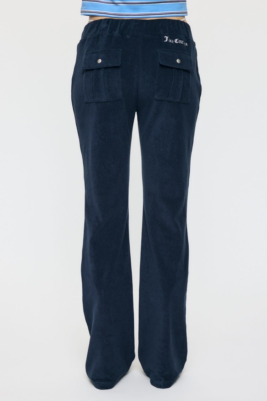 JC TERRY CLOTH FLARE パンツ NVY 1